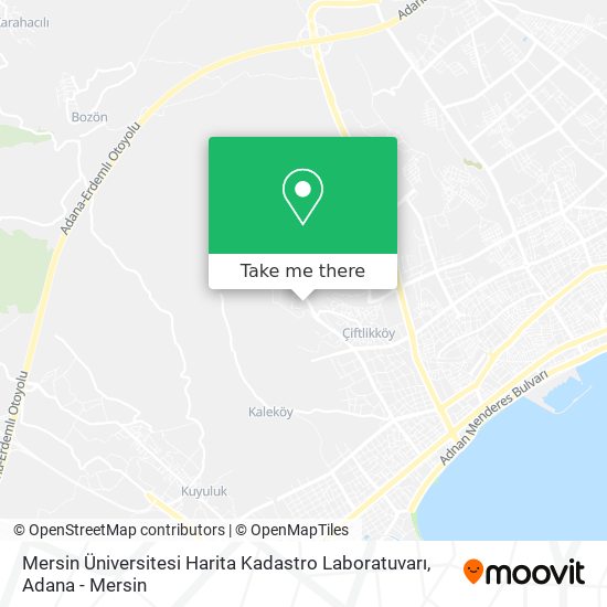 Mersin Üniversitesi Harita Kadastro Laboratuvarı map