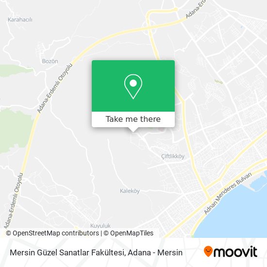 Mersin Güzel Sanatlar Fakültesi map