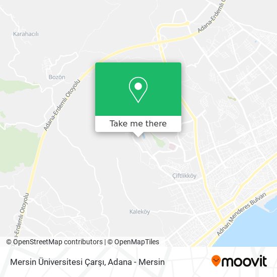 Mersin Üniversitesi Çarşı map