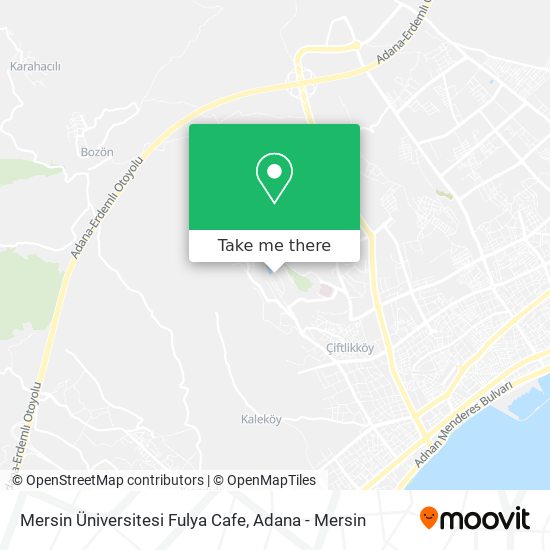 Mersin Üniversitesi Fulya Cafe map