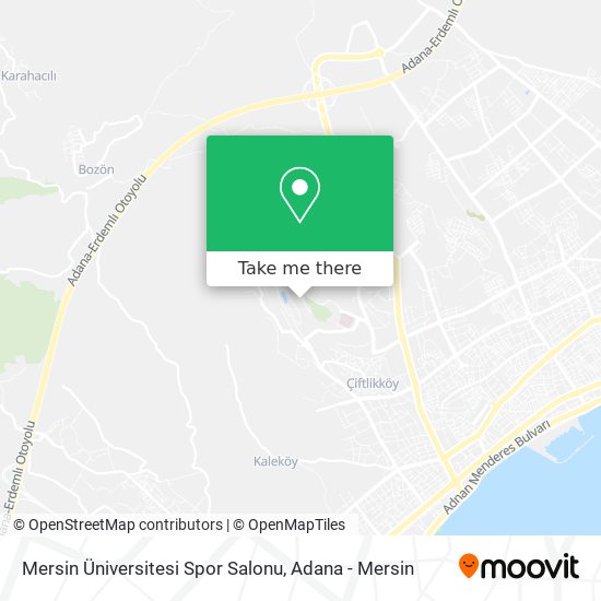 Mersin Üniversitesi Spor Salonu map