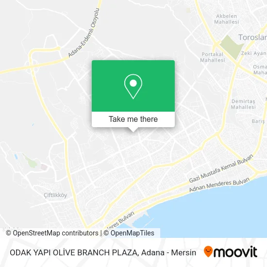 ODAK YAPI OLİVE BRANCH PLAZA map