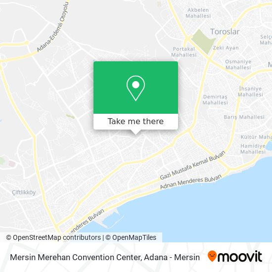 Mersin  Merehan Convention Center map