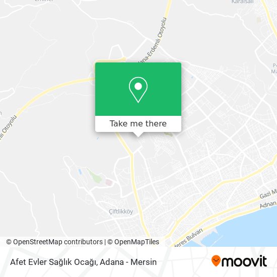 Afet Evler Sağlık Ocağı map