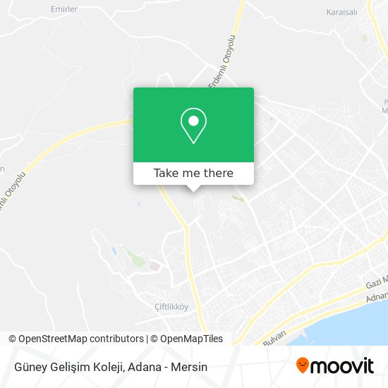 Güney Gelişim Koleji map