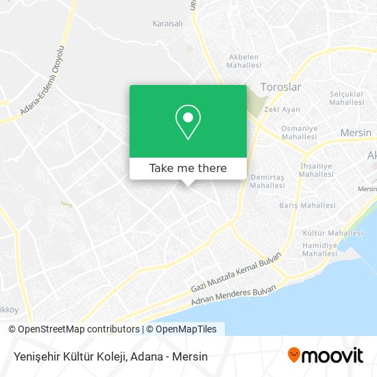 Yenişehir Kültür Koleji map