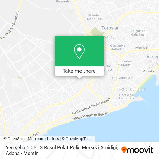Yenişehir 50.Yıl S.Resul Polat Polis Merkezi Amirliği map