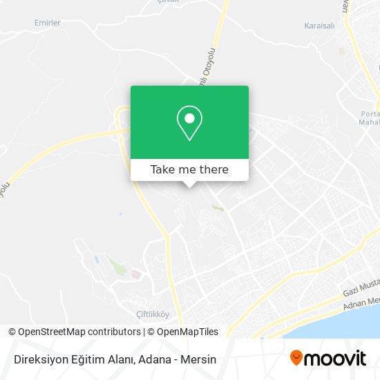 Direksiyon Eğitim Alanı map