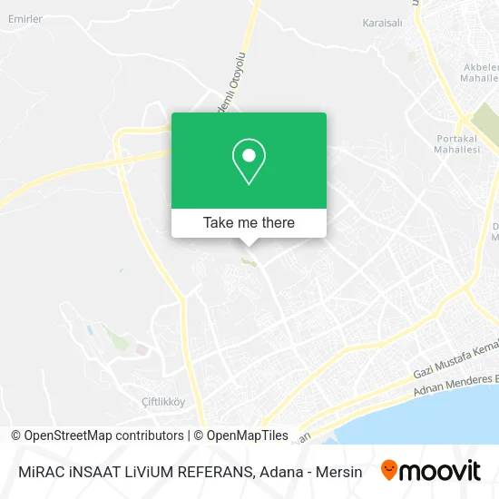 MiRAC iNSAAT LiViUM REFERANS map