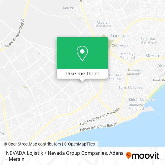 NEVADA Lojistik / Nevada Group Companies map