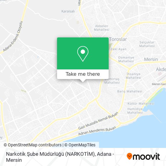 Narkotik Şube Müdürlüğü (NARKOTİM) map