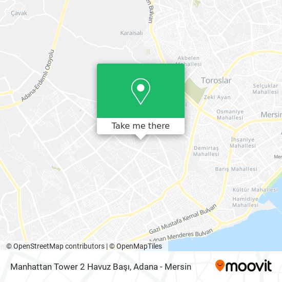 Manhattan Tower 2 Havuz Başı map