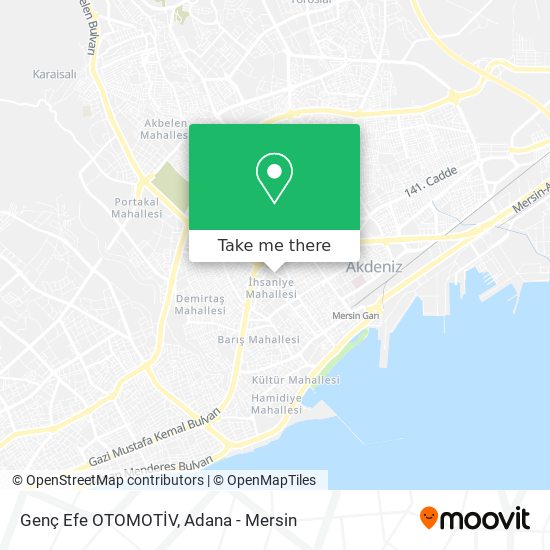 Genç Efe OTOMOTİV map