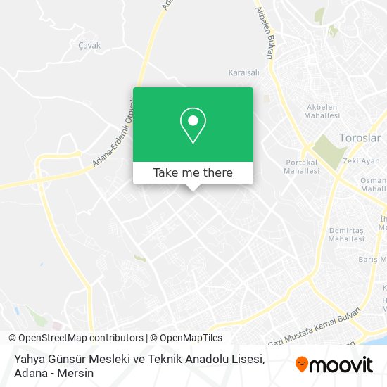 Yahya Günsür Mesleki ve Teknik Anadolu Lisesi map