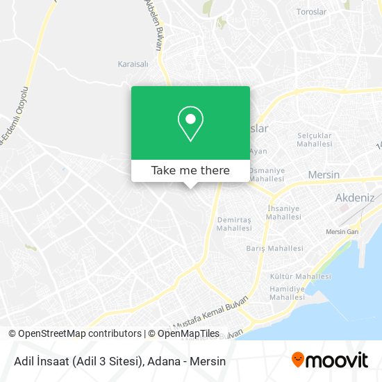 Adil İnsaat (Adil 3 Sitesi) map