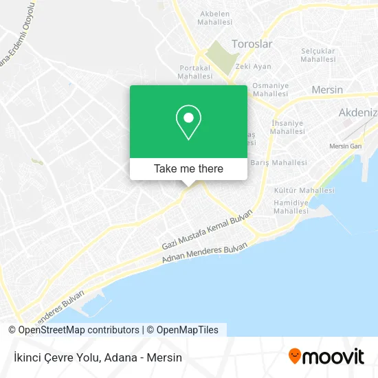 İkinci Çevre Yolu map
