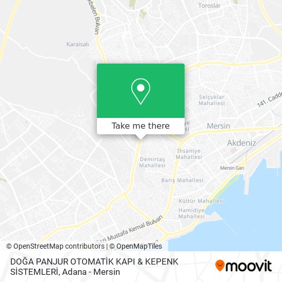 DOĞA PANJUR OTOMATİK KAPI & KEPENK SİSTEMLERİ map