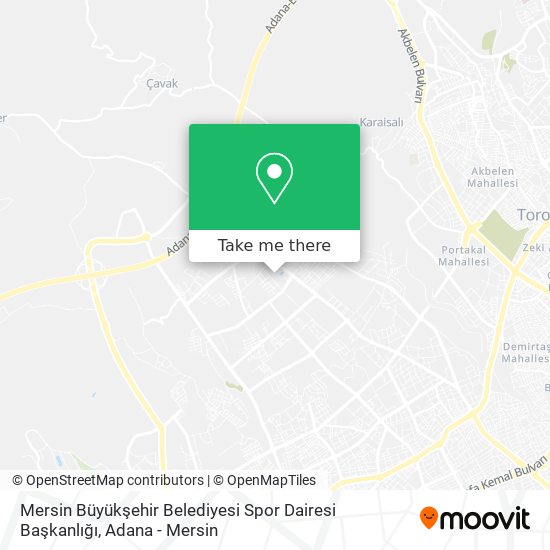 Mersin Büyükşehir  Belediyesi Spor Dairesi Başkanlığı map