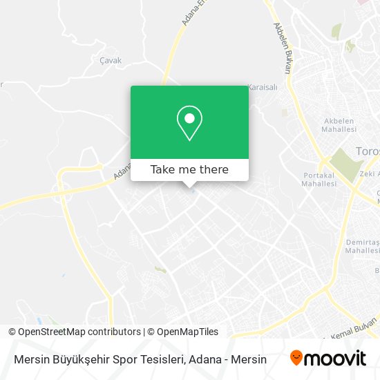 Mersin Büyükşehir Spor Tesisleri map