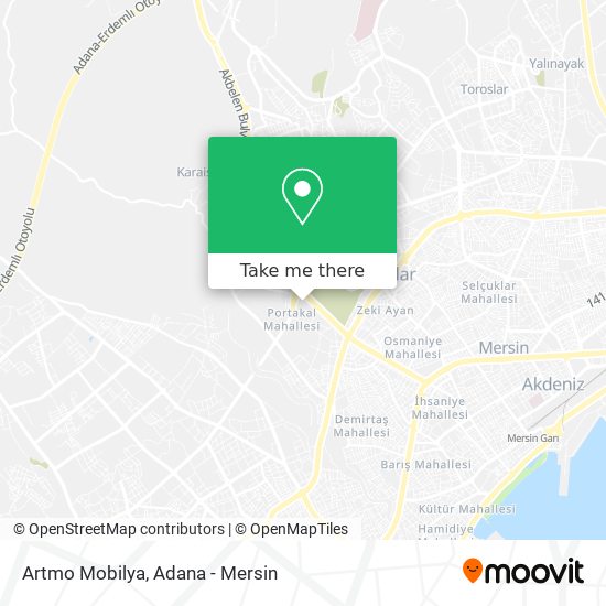 Artmo Mobilya map