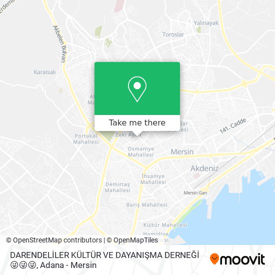 DARENDELİLER KÜLTÜR VE DAYANIŞMA DERNEĞİ 😜😜😜 map