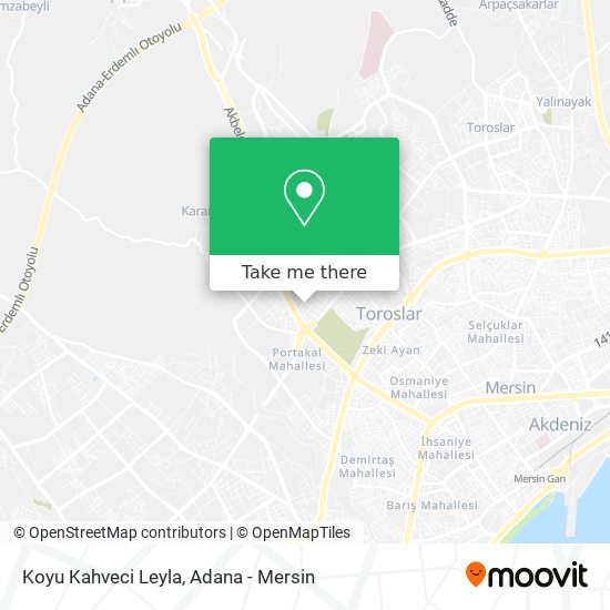 Koyu Kahveci Leyla map