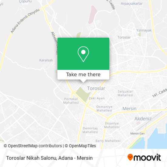 Toroslar Nikah Salonu map