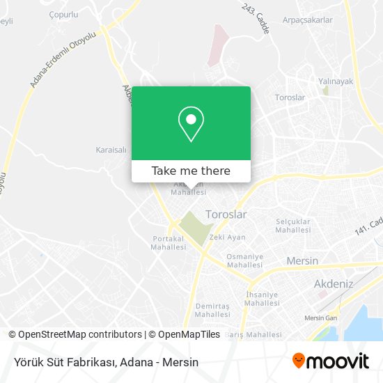 Yörük Süt Fabrikası map