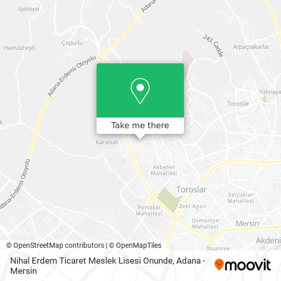 Nihal Erdem Ticaret Meslek Lisesi Onunde map