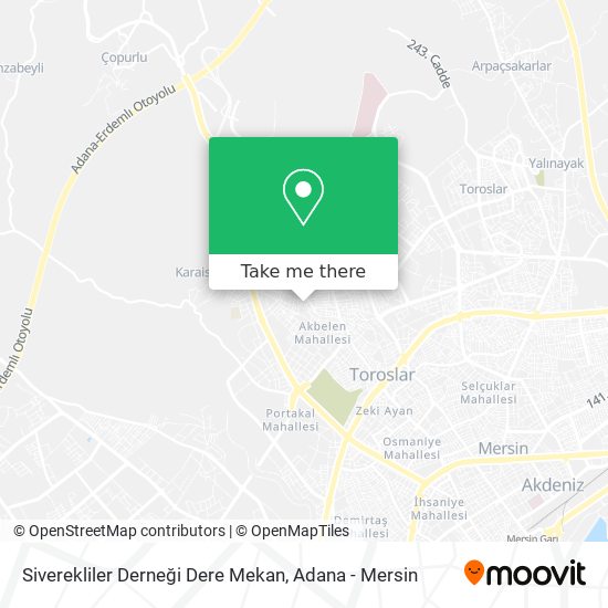 Siverekliler Derneği Dere Mekan map