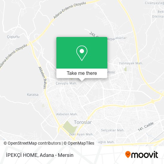 İPEKÇİ HOME map