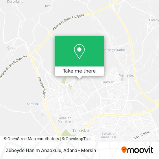 Zübeyde Hanım Anaokulu map