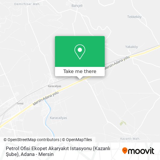 Petrol Ofisi Ekopet Akaryakıt Istasyonu (Kazanlı Şube) map