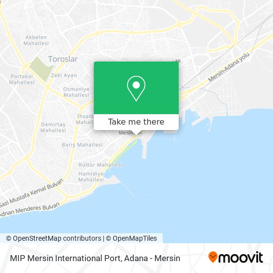 MIP Mersin International Port map