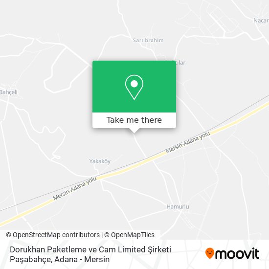 Dorukhan Paketleme ve Cam Limited Şirketi Paşabahçe map