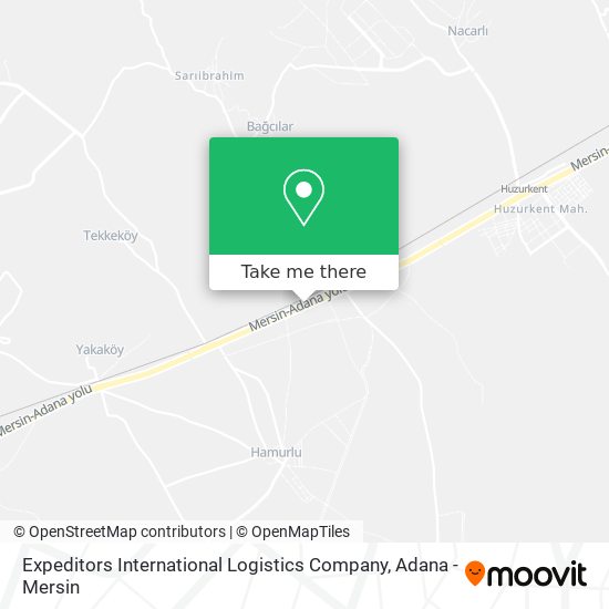 Expeditors International Logistics Company map