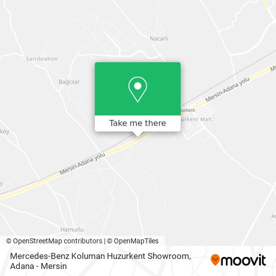 Mercedes-Benz Koluman Huzurkent Showroom map