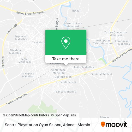 Santra Playstation Oyun Salonu map