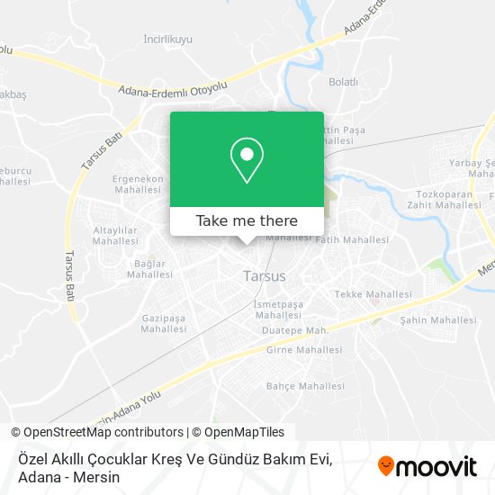 Özel Akıllı Çocuklar Kreş Ve Gündüz Bakım Evi map