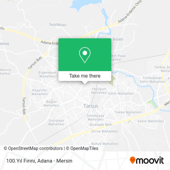 100.Yıl Fırını map