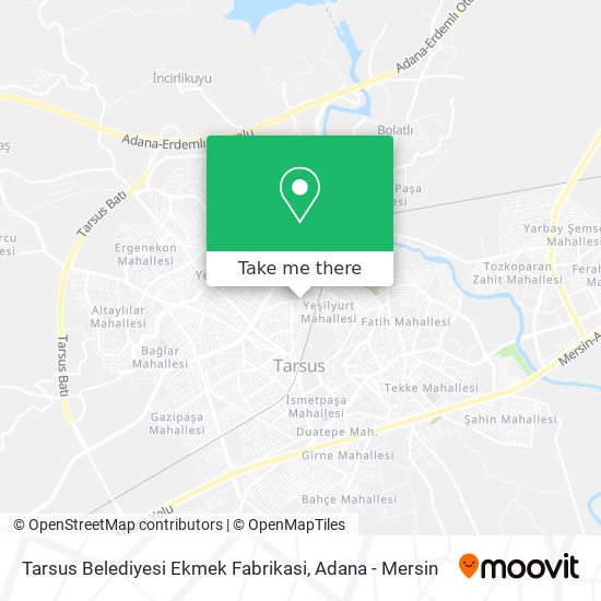Tarsus Belediyesi Ekmek Fabrikasi map