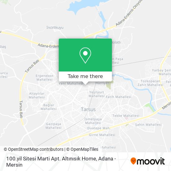 100.yil Sitesi Marti Apt. Altınısık Home map