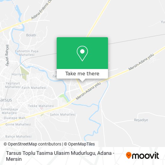 Tarsus Toplu Tasima Ulasim Mudurlugu map