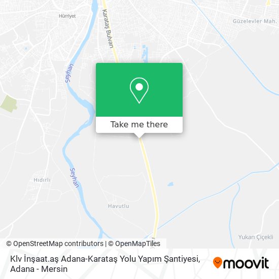 Klv İnşaat.aş Adana-Karataş Yolu Yapım Şantiyesi map