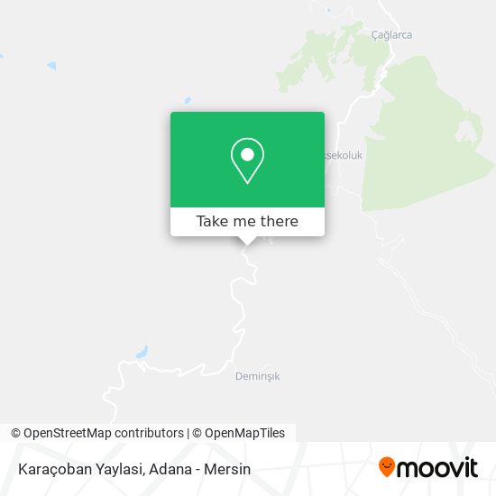 Karaçoban Yaylasi map
