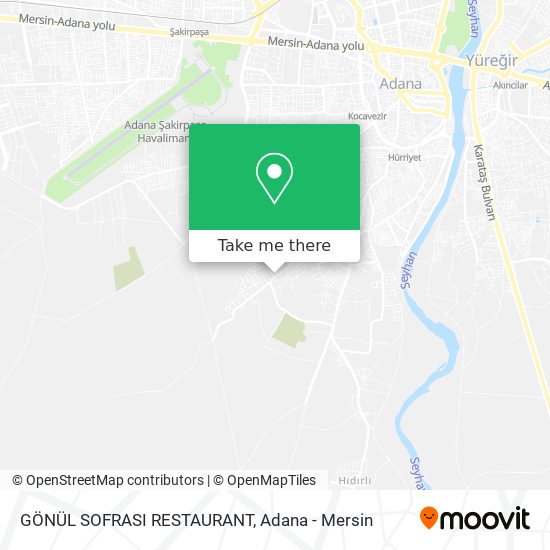 GÖNÜL SOFRASI RESTAURANT map