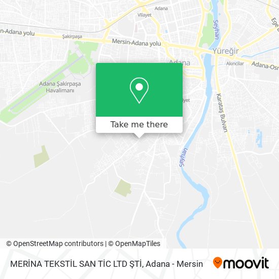 MERİNA TEKSTİL SAN TİC LTD ŞTİ map