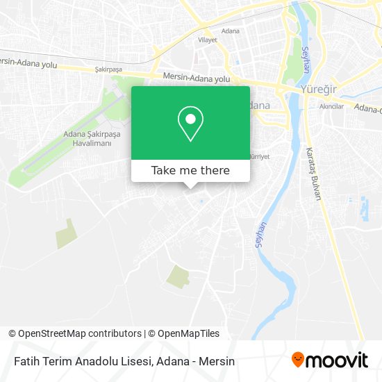 Fatih Terim Anadolu Lisesi map