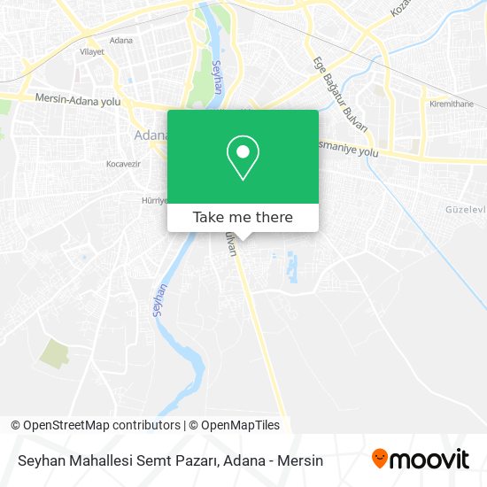 Seyhan Mahallesi Semt Pazarı map