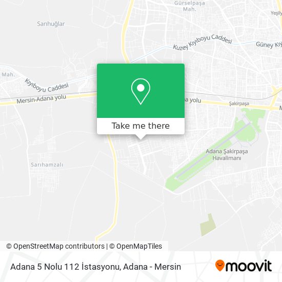 Adana 5 Nolu 112 İstasyonu map